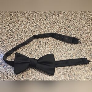 Mens Black Bespoke BowTie